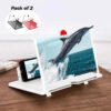 Mobile 3D Screen Magnifier Pack Of 2