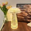 Mushroom Table Lamp | USB Rechargeable